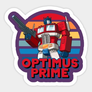 Optimus Prime - Retro Japanese Sticker